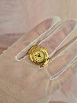 Рідкісний годинник-каблучка W10007 фото