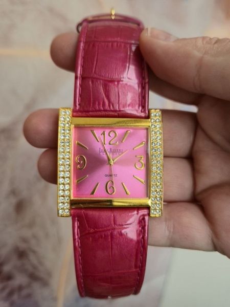 Яскравий рожевий годинник W10001 фото