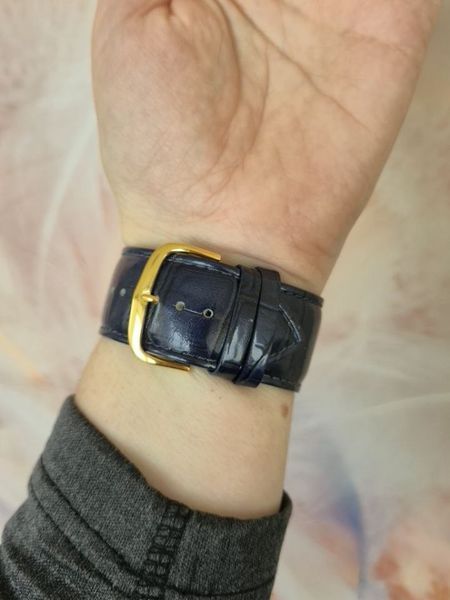 Яскравий синій годинник W10003 фото