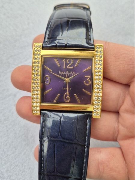 Яскравий синій годинник W10003 фото