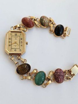 Дизайнерський годинник з скарабеями W10005 фото